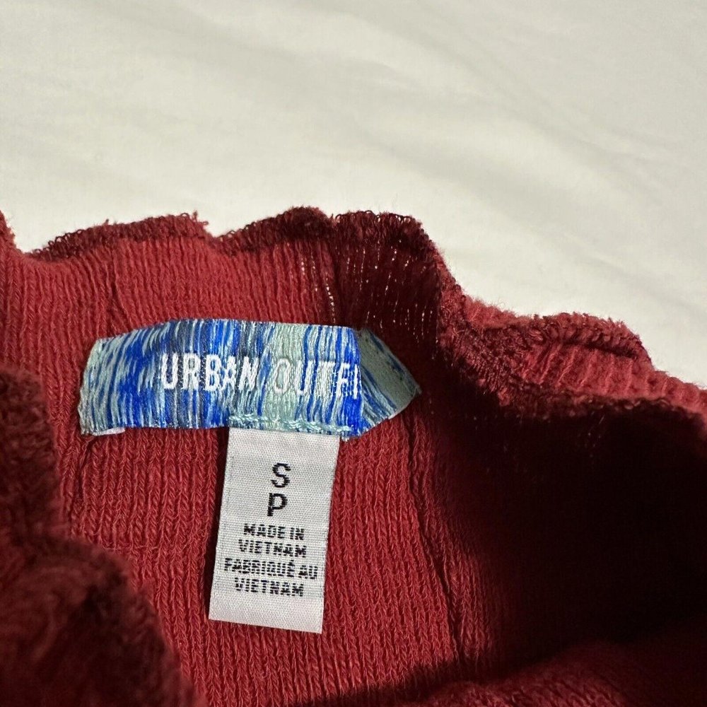 Urban Outfitters UO Rishe Red Exposed Seamed Mini Short Sleeve Dress Sz S Small - Picture 11 of 14